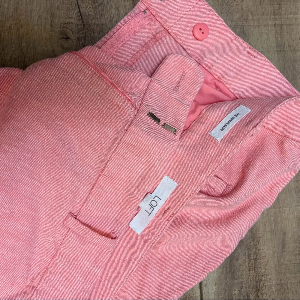 LOFT Coral cuffed Pants - Picture 3 of 3